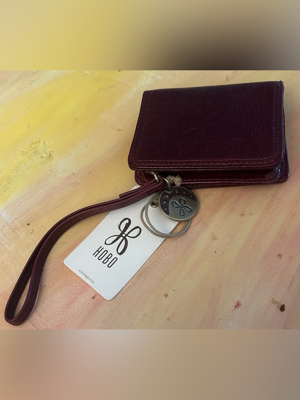 HOBO Leather Wristlet Wallet